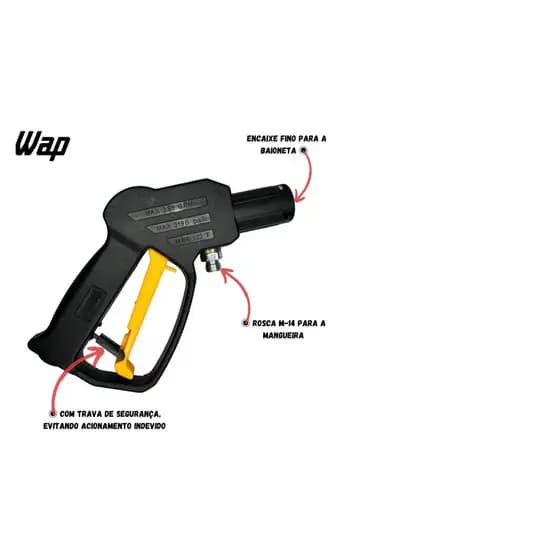 Pistola Gatilho Lavadora Alta Pressão Wap Ousada Eco Atacama