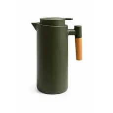 Garrafa Térmica 1L Garrafa Térmica Com Termômetro Led touch Chás Café Design Moderno Cabo Em Madeira