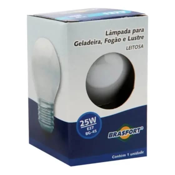 Kit 05 Lâmpadas Bolinha Fogão Geladeira 40w 220v - Brasfort