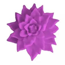 Molde silicone para sabonete, vela - DÁLIA