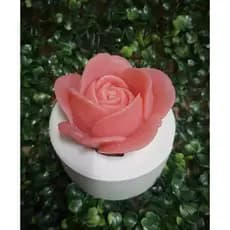 153-Moldes silicone para sabonete, velas artesanato - ROSA DO ORIENTE