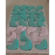 Molde de Silicone Para Sabonetes Artesanais 0004 - Pezinho 24 Cavidades