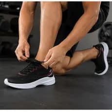 Tênis Polo Esportivo Corrida Academia Masculino Preto Confortável