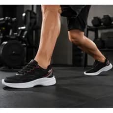 Tênis Esportivo Corrida Academia Masculino Preto Macio Premium