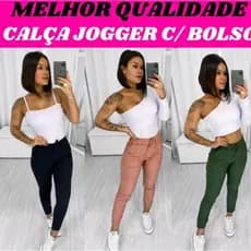 Promoção Calça Jogger feminina  tecido Bengaline   Envio Emidiato P/ M/G/GG