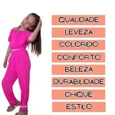 PROMOÇÃO CONJUNTO INFANTIL  ESTILO BLOGUERINHA CALÇA JOGGER E E BLUSA  CIGANINHA NO TECIDO DUNA. IDEAL PARA ESCOLA.