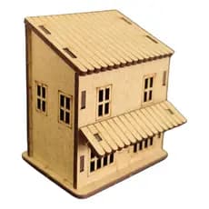 Casinha Em Mdf Para Maquetes Lindas E Bem Feitas Cru Casinha