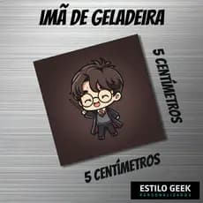 Imã De Geladeira Harry Potter Personagens Personalizado Resistente a Água e UV Vários Modelos 5x5cm