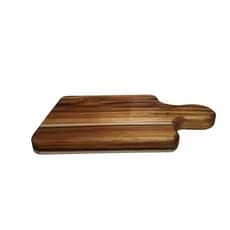 Tábua Multiuso de Madeira Teca 24x17cm Para Caipirinha Ou P/cortar Temperos