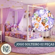 Jogo de Lençol Solteiro 02 Peças Estampas (Diversas)