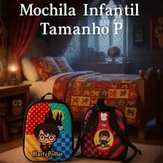 Mochila masculina infantil escolinha creche passeio menino zíper alça costas