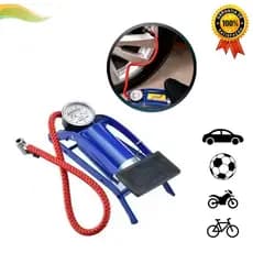 Bomba De Ar Portatil Com Pedal De Encher Pneu Bike E Bola