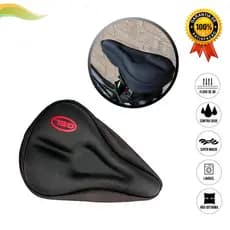 Capa Almofada De Gel Para Selim De Bike Banco Bicicleta Ajustável Profissional Ciclismo