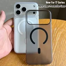 Capa De Telefone Magsafe Fina E Leve À Prova De Choque Para Iphone 17 Pro Max 16 15 14 13 12 Air Capa Rígida