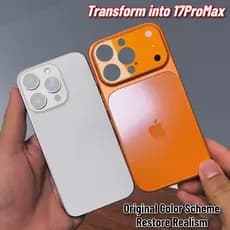 [Transforme-se em um IP 17 Pro Max] Capa fosca Para iPhone 13 14 15 16 17 Pro Max 17 Air Capinha