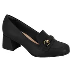 Sapato Feminino Salto Grosso Mocassim Fivela Modare 7373118
