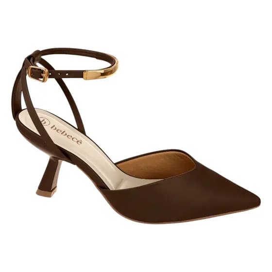 Scarpin Sapato Feminino Salto Médio Fino 8cm Bebecê T7017210