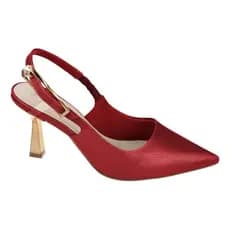 Sapato Feminino Scarpin Salto Fino Slingback Bebece T7061646