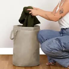 Cesto Organizador De Roupa Suja e Brinquedos Multiuso Armazenamento Dobrável Guarde Bem