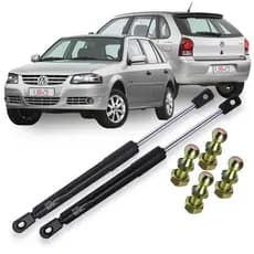 Par Amortecedor Porta Malas Traseira Para Carro Volkswagen Gol G3 G4+4 Pinos Parafuso Esférico