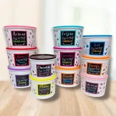 Potes Para Alimentos Mantimentos Coloridos Estampados Tapoer