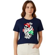 Camiseta Estampada Gamer Game Over Estilosa Masculina Feminina Confortável