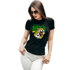 Camiseta Unissex  Brasil 100% Algodão Casual Estampada Premium Casual