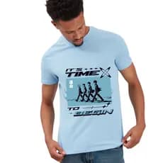 Camiseta Estampada  Básica Unissex Versátil Moderna Confortável Manga curta