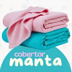 KIT 2 Mantas - Cobertor tipo Manta Soft Microfibra 1,80 x 2,00 - CORES SORTIDAS