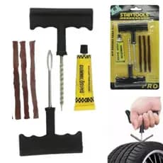 Kit Reparo Para Pneu De Carro E Moto Com Escareador + Cola 5