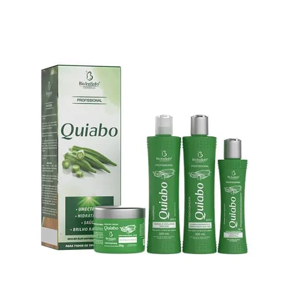 Kit Capilar Profissional Quiabo 4x1 - Bio Instinto