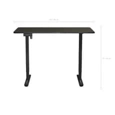 Mesa Elétrica com Altura Ajustável Lift 120x60cm Motor Único Bivolt Preta Fortrek