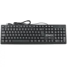 Teclado Membrana Keytime Office Typeflow Usb2.0 Abnt2 Preto