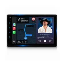 Central Multimídia 7 Pol Usb Bt Apple CarPlay Sem Fio