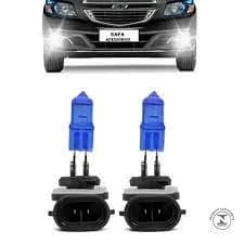 Kit Lâmpadas Farol Milha H27 Neblina Onix Prisma 2013 A 2016 Super Brancas H27 v 8500k Inmetro