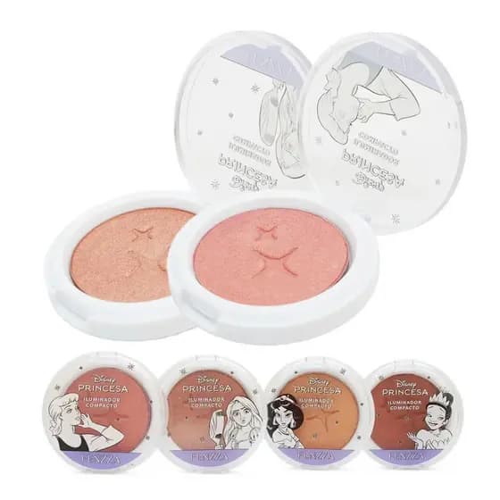 Iluminador Compacto Princesas Fenzza