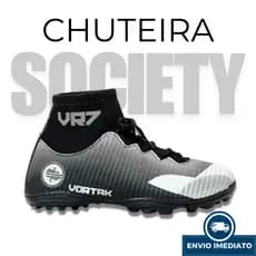 Chuteira Masculino Feminino Lançamento Novo Resistente Society Futebol