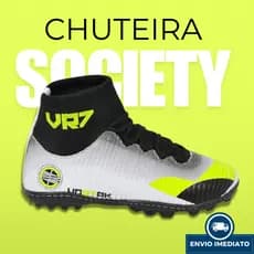 Chuteira Society Futebol Masculino Feminino Lançamento Novo Resistente