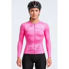 Camisa de Ciclismo New Elite Maglia Rosa ERT UV50+
