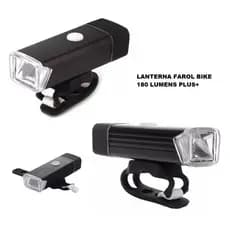 Lanterna Farol Bike Recarregável USB 180 Lumens Plus QD001