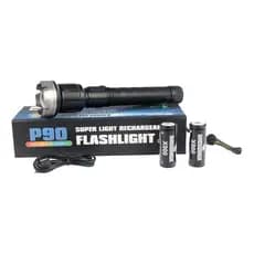 Lanterna Led Tática P90 T12 Original Super Potente 2999000 LM