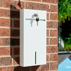 Caixa de Correspondência e Carta de Parede Sobrepor no Muro Resistente Moderna Galvanizada Cores