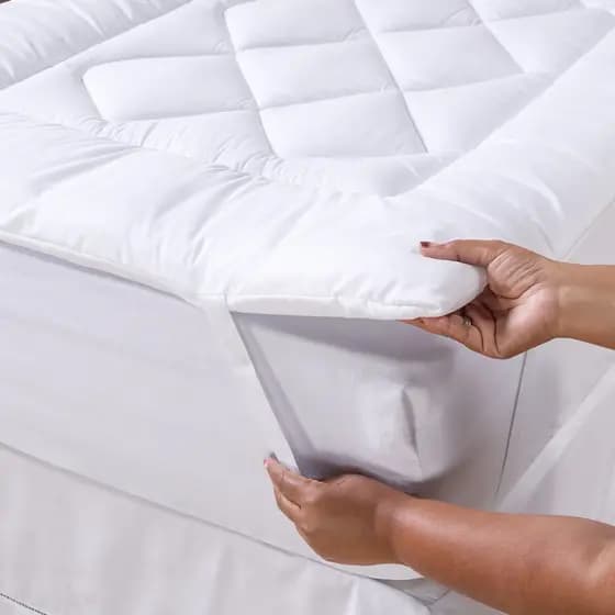 Pillow Top Soft Solteiro\Casal\Queen\King  Protetor de Colchão Cama Box Antialérgico Percal 200 Fios