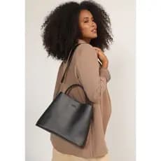 Bolsa Média com Divisória e Bolso com Zíper Liz