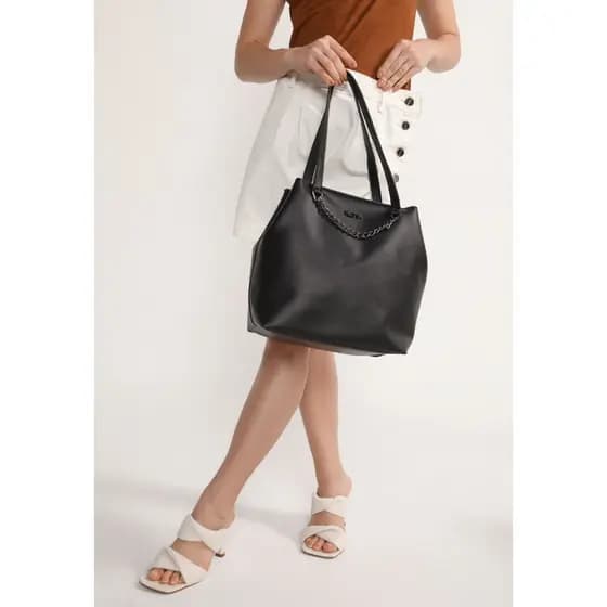 Bolsa Grande Sacola Feminina Cabe Caderno e Notebook Retta Kiara