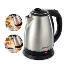 Chaleira Jarra Elétrica 110/220 Bule 2 Litros Em Inox Desligamento Automático Aquecimento Rápido Café Chá Base Rotativa