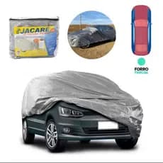 Capa de Cobrir Carro Jacaré 100% Impermeável Forro Central Proteção Sol Chuva Anti UV