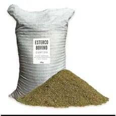 Esterco De Gado Bovino Curtido E Pineirado 5 kg 10kg 15kg 20kg