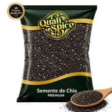 Semente de Chia Premium Rica em Fibras Ômega 3 Natural 1kg