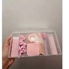 KIT LASH PORTÁTIL - CAIXA ORGANIZADORA DE FERRAMENTAS PARA CÍLIOS